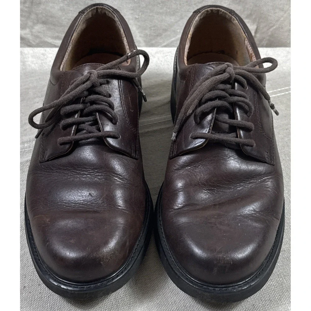 Rockport Mens 8.5 M Brown Leather Oxford‎ Shoes NO INSOLES Comfort Read
